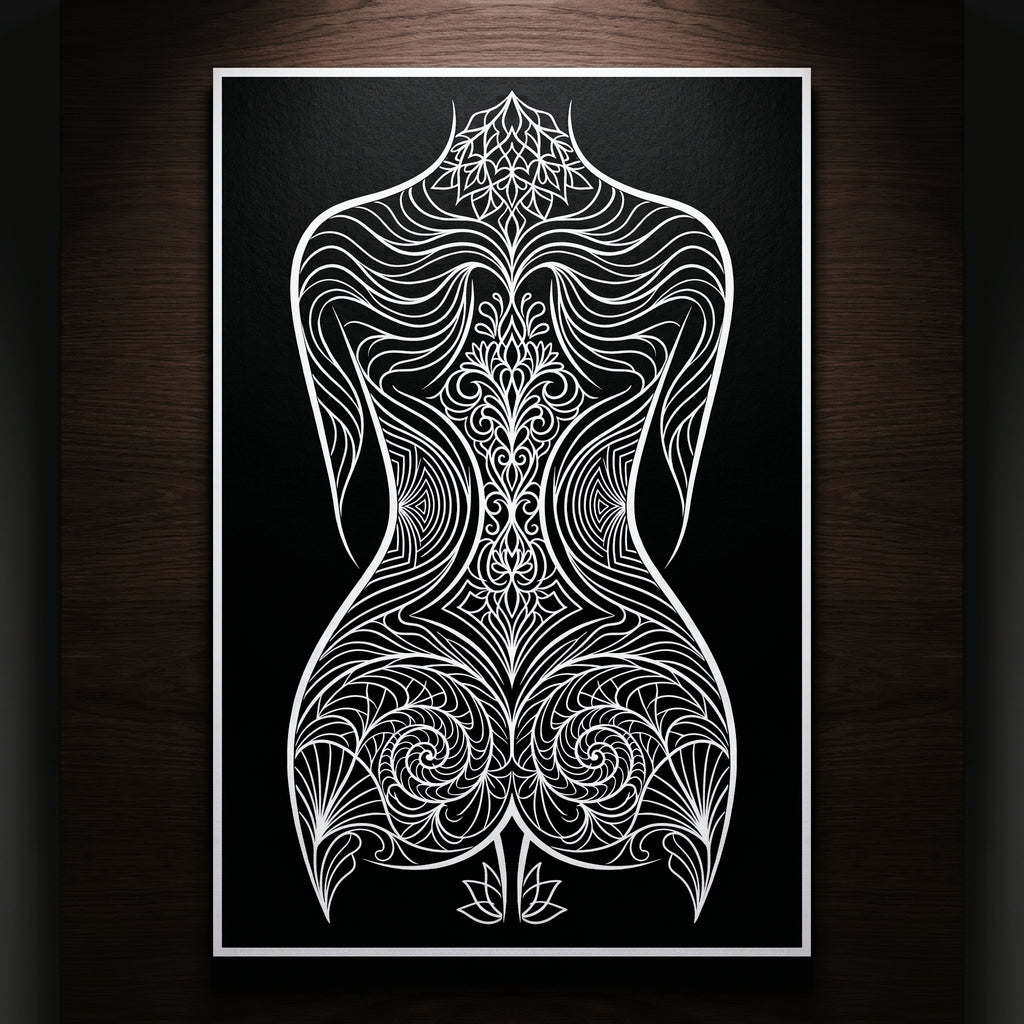 CORAL | Modern Minimalist Female Figure | 8K - 32