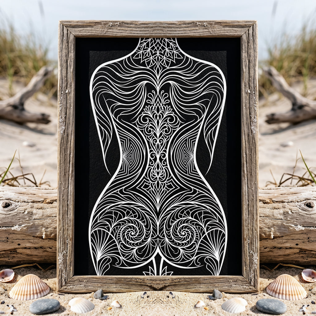 CORAL | Modern Minimalist Female Figure | 8K - 32