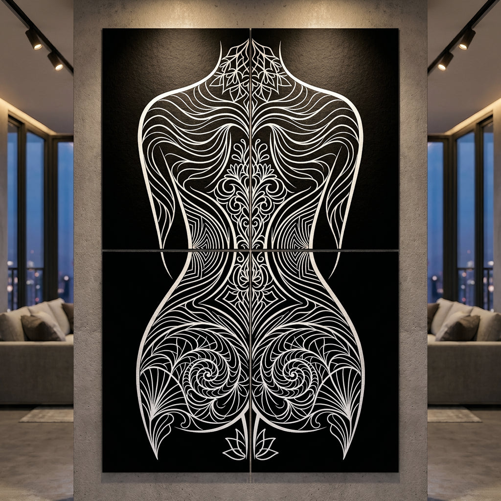 CORAL | Modern Minimalist Female Figure | 8K - 32