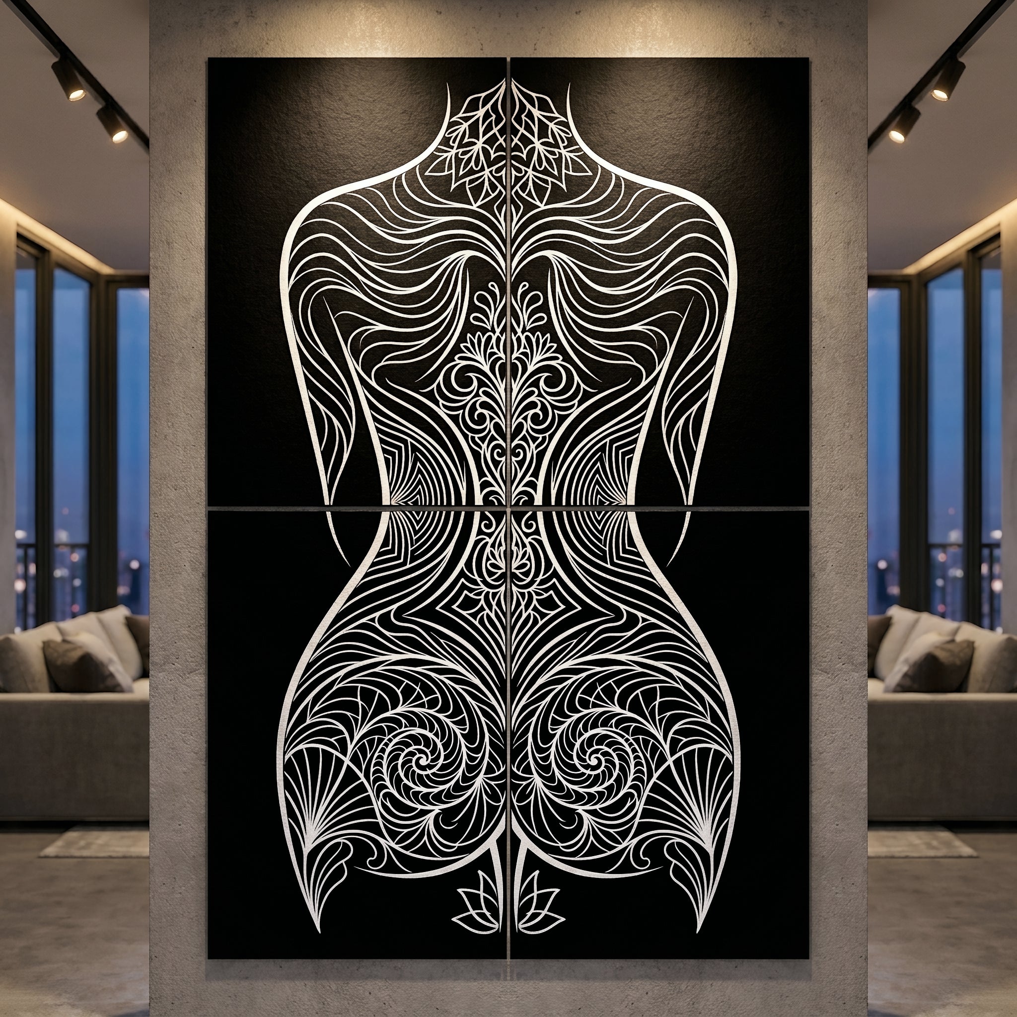 CORAL | Modern Minimalist Female Figure | 8K - 32