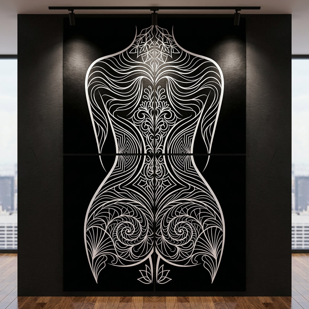 CORAL | Modern Minimalist Female Figure | 8K - 32