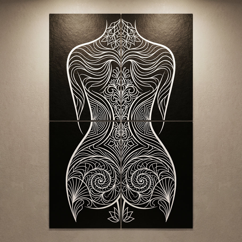 CORAL | Modern Minimalist Female Figure | 8K - 32