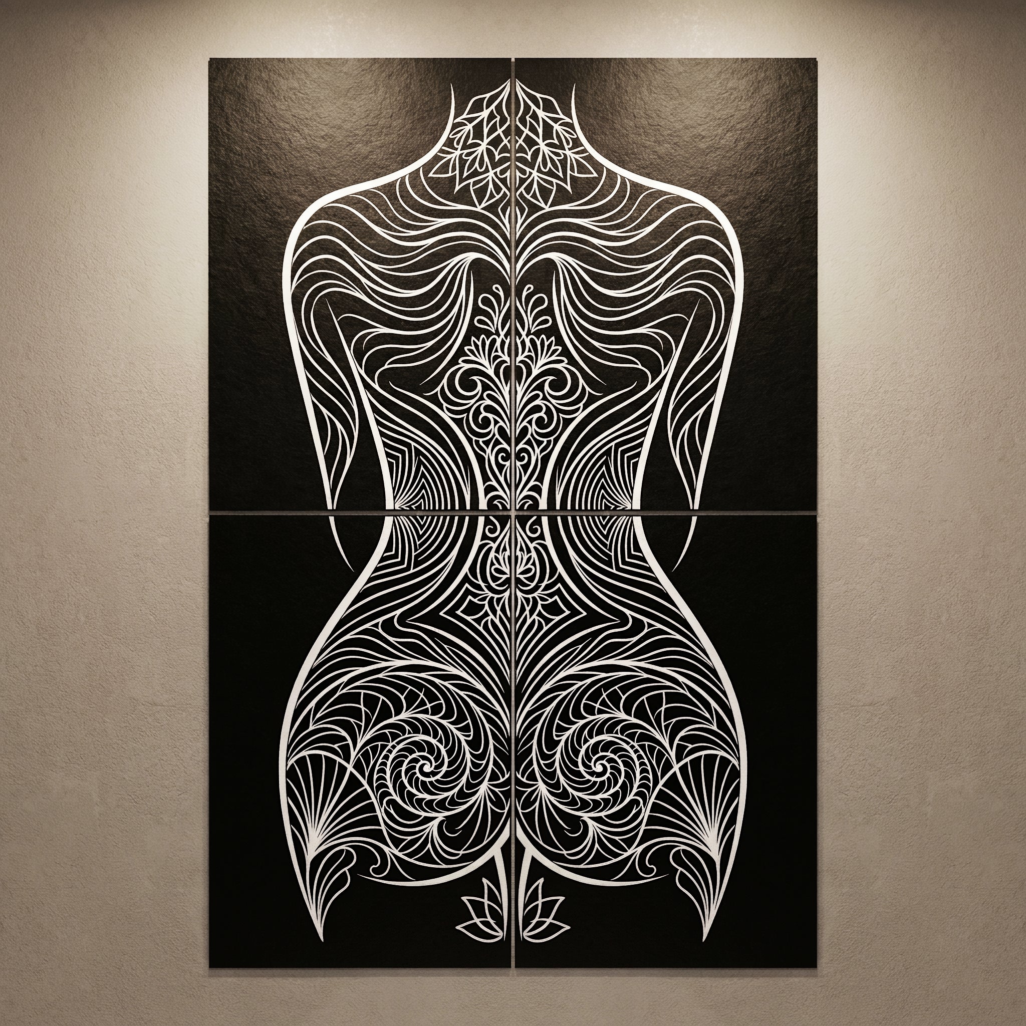 CORAL | Modern Minimalist Female Figure | 8K - 32