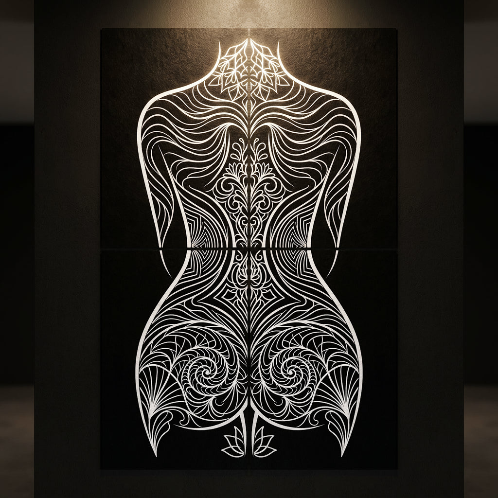 CORAL | Modern Minimalist Female Figure | 8K - 32
