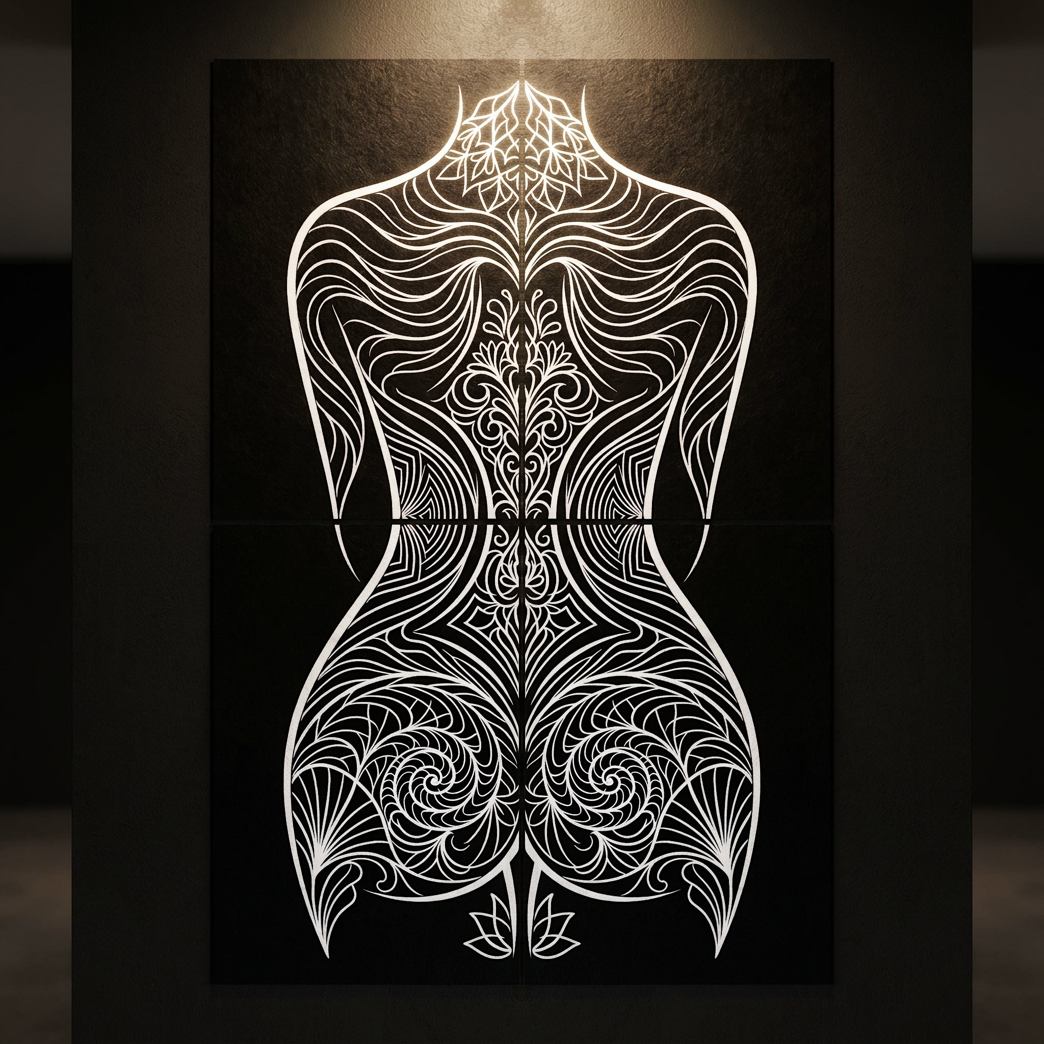CORAL | Modern Minimalist Female Figure | 8K - 32