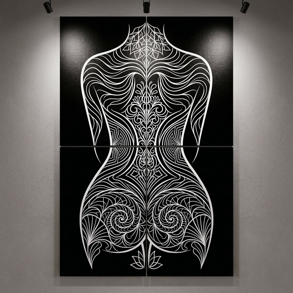CORAL | Modern Minimalist Female Figure | 8K - 32