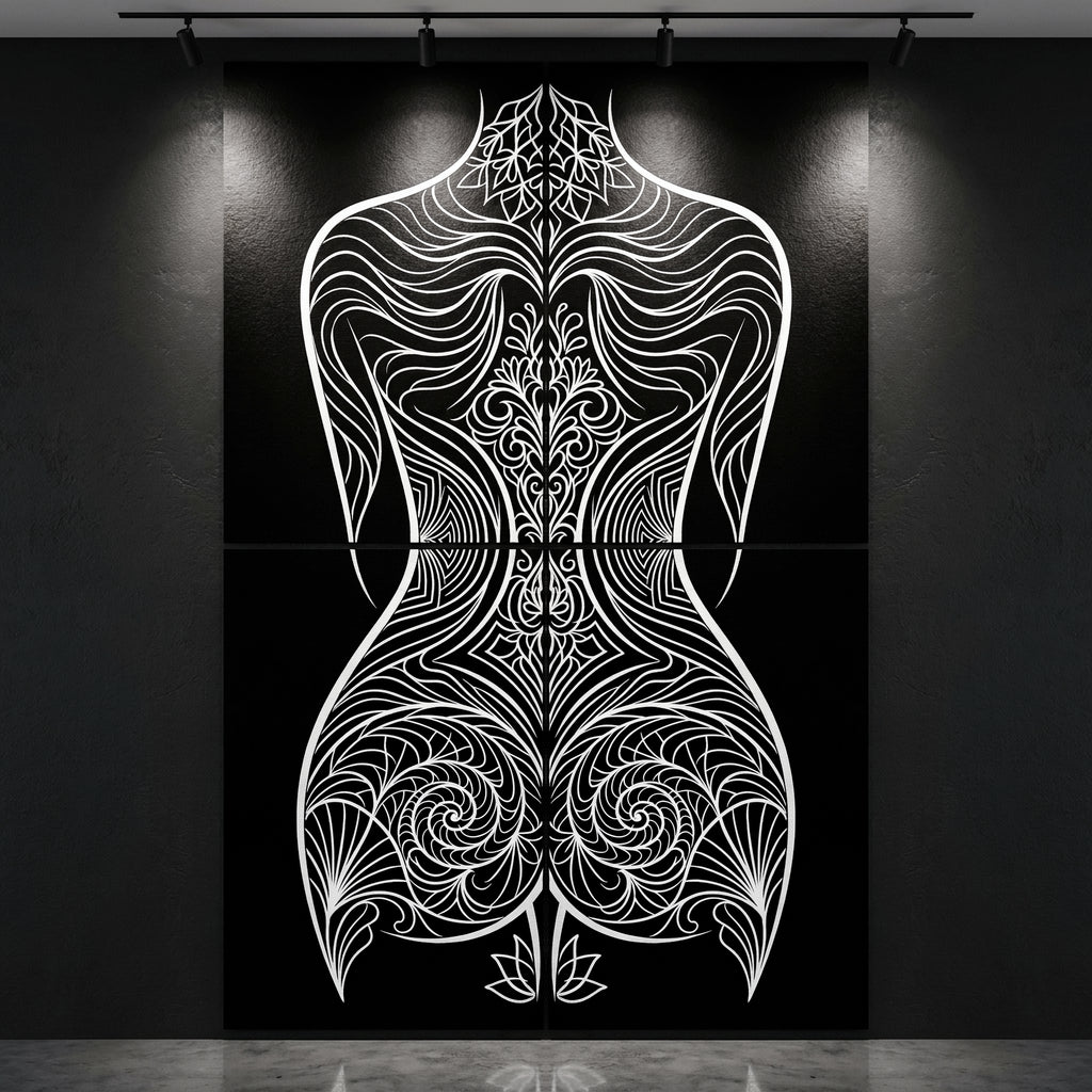 CORAL | Modern Minimalist Female Figure | 8K - 32