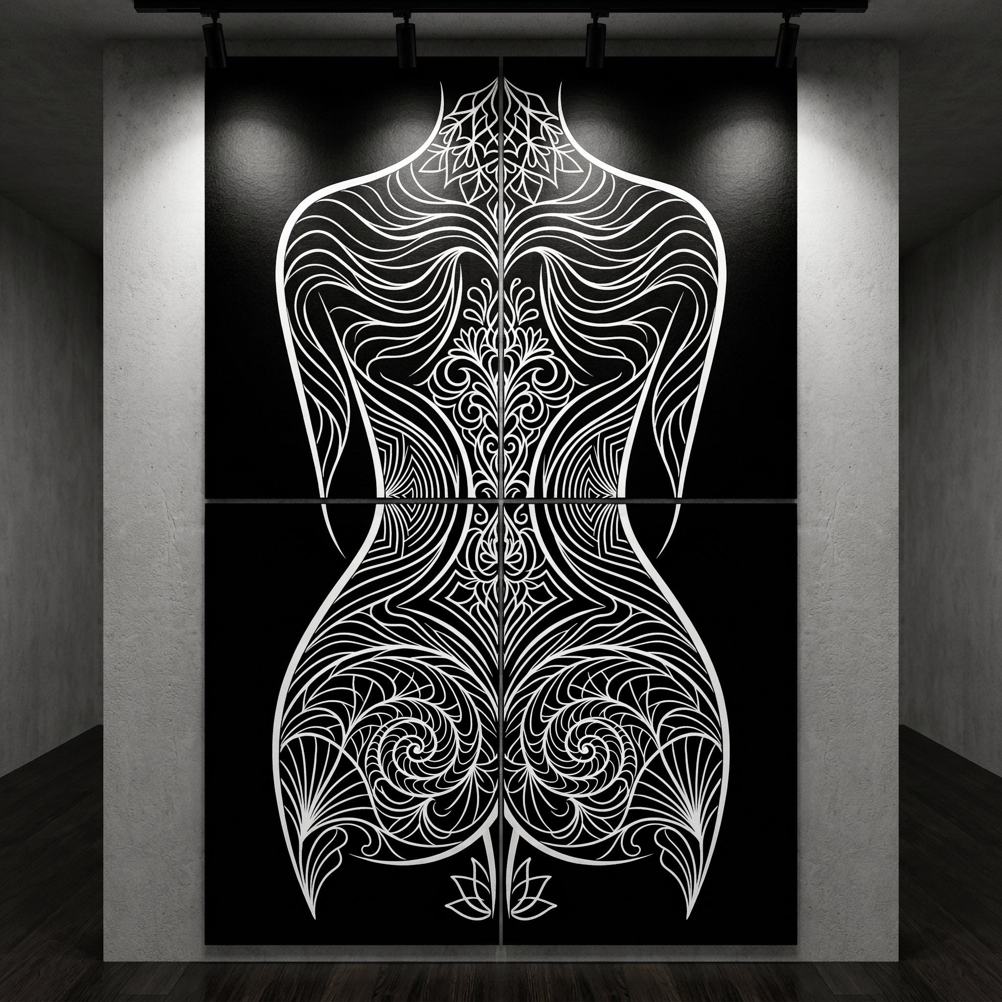 CORAL | Modern Minimalist Female Figure | 8K - 32