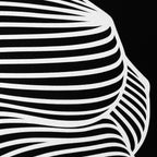 COUTURE | Reclining Minimalist Female Form Op Art | Luxury Multi-Print Wall Art | 1-Of-1