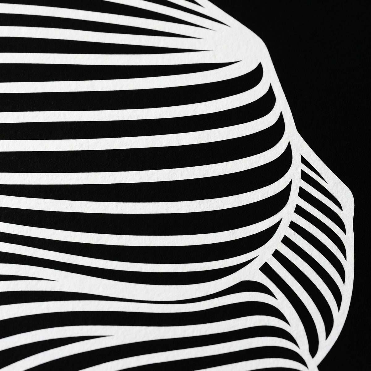 COUTURE | Reclining Minimalist Female Form Op Art | Luxury Multi-Print Wall Art | 1-Of-1
