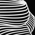 COUTURE | Reclining Minimalist Female Form Op Art | Luxury Multi-Print Wall Art | 1-Of-1