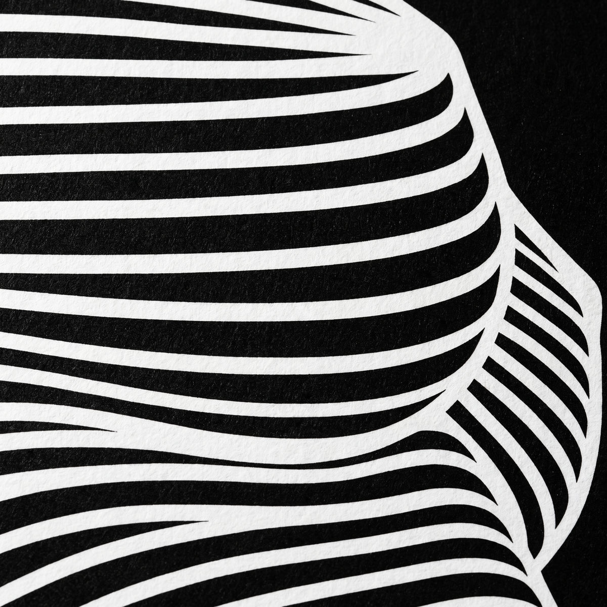 COUTURE | Reclining Minimalist Female Form Op Art | Luxury Multi-Print Wall Art | 1-Of-1