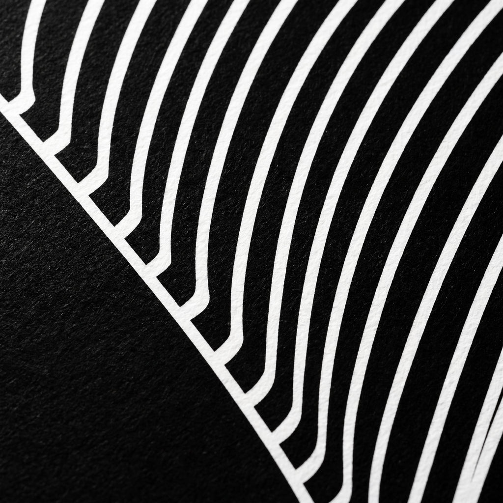 COUTURE | Reclining Minimalist Female Form Op Art | Luxury Multi-Print Wall Art | 1-Of-1