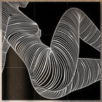 COUTURE | Reclining Minimalist Female Form Op Art | Luxury Multi-Print Wall Art | 1-Of-1