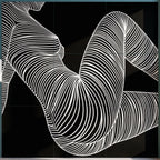 COUTURE | Reclining Minimalist Female Form Op Art | Luxury Multi-Print Wall Art | 1-Of-1