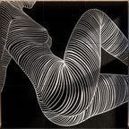 COUTURE | Reclining Minimalist Female Form Op Art | Luxury Multi-Print Wall Art | 1-Of-1