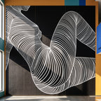 COUTURE | Reclining Minimalist Female Form Op Art | Luxury Multi-Print Wall Art | 1-Of-1