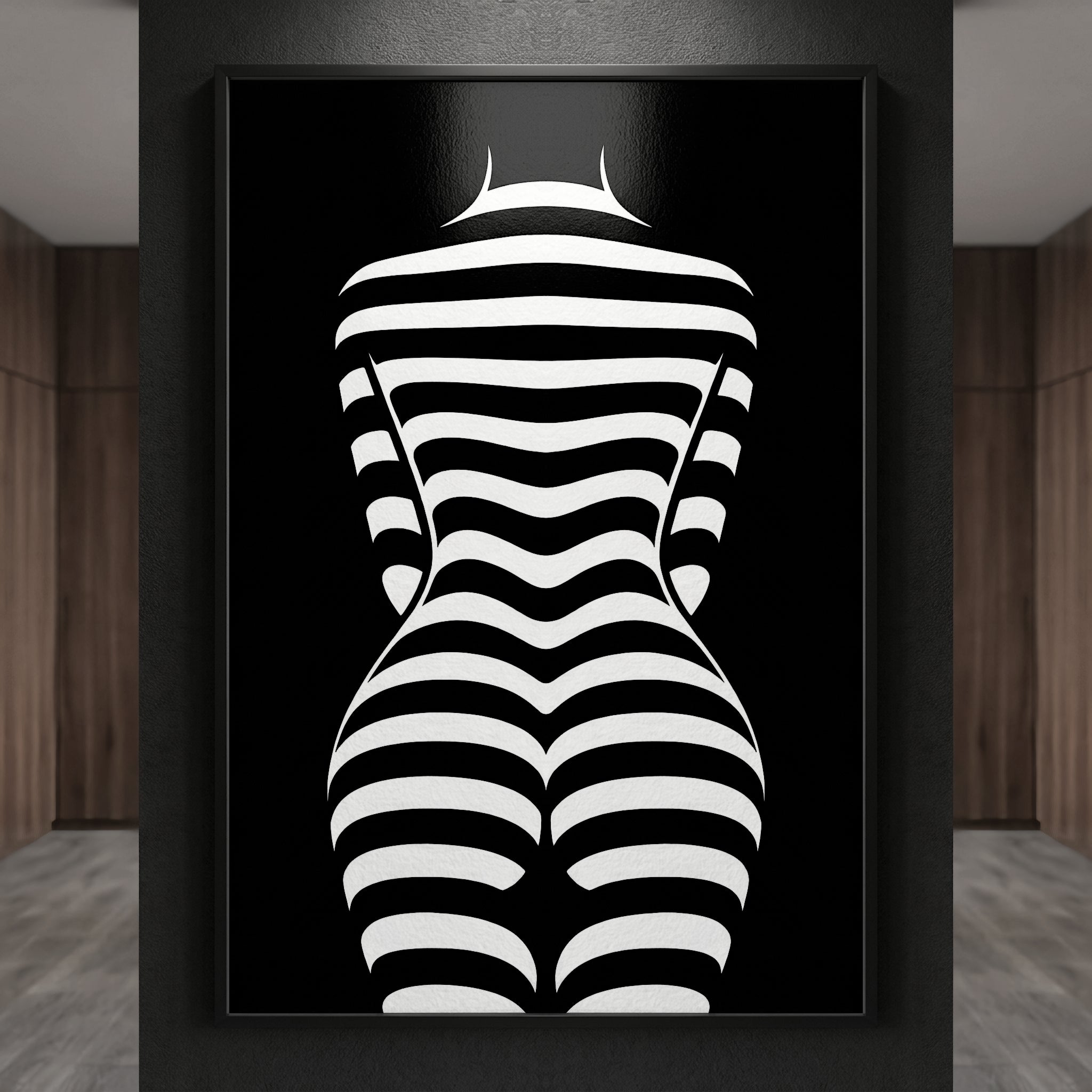 CURVES | Minimalist | Female Figure | B&W | 8K - 32K