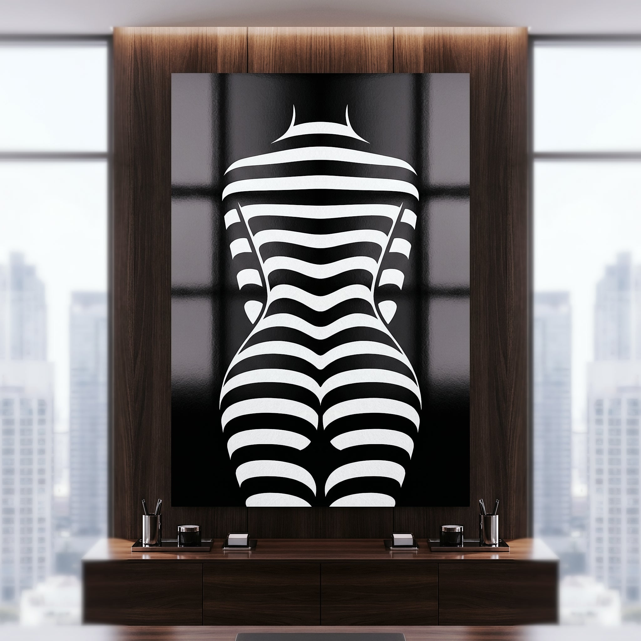 CURVES | Minimalist | Female Figure | B&W | 8K - 32K