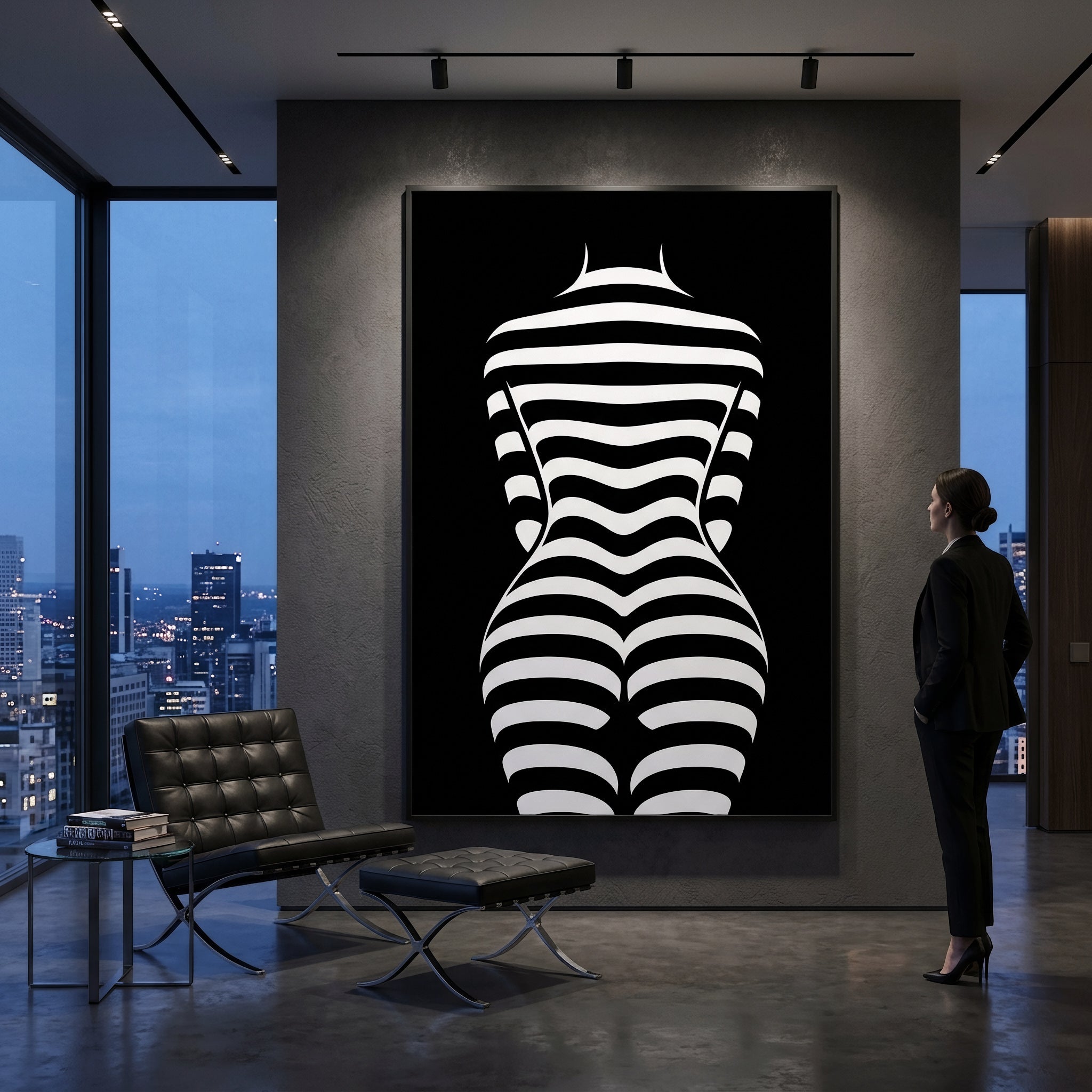 CURVES | Minimalist | Female Figure | B&W | 8K - 32K