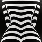 CURVES | Minimalist Female Silhouette Op Art | Multi-Print Luxury Wall Art