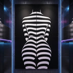 CURVES | Minimalist Female Silhouette Op Art | Multi-Print Luxury Wall Art