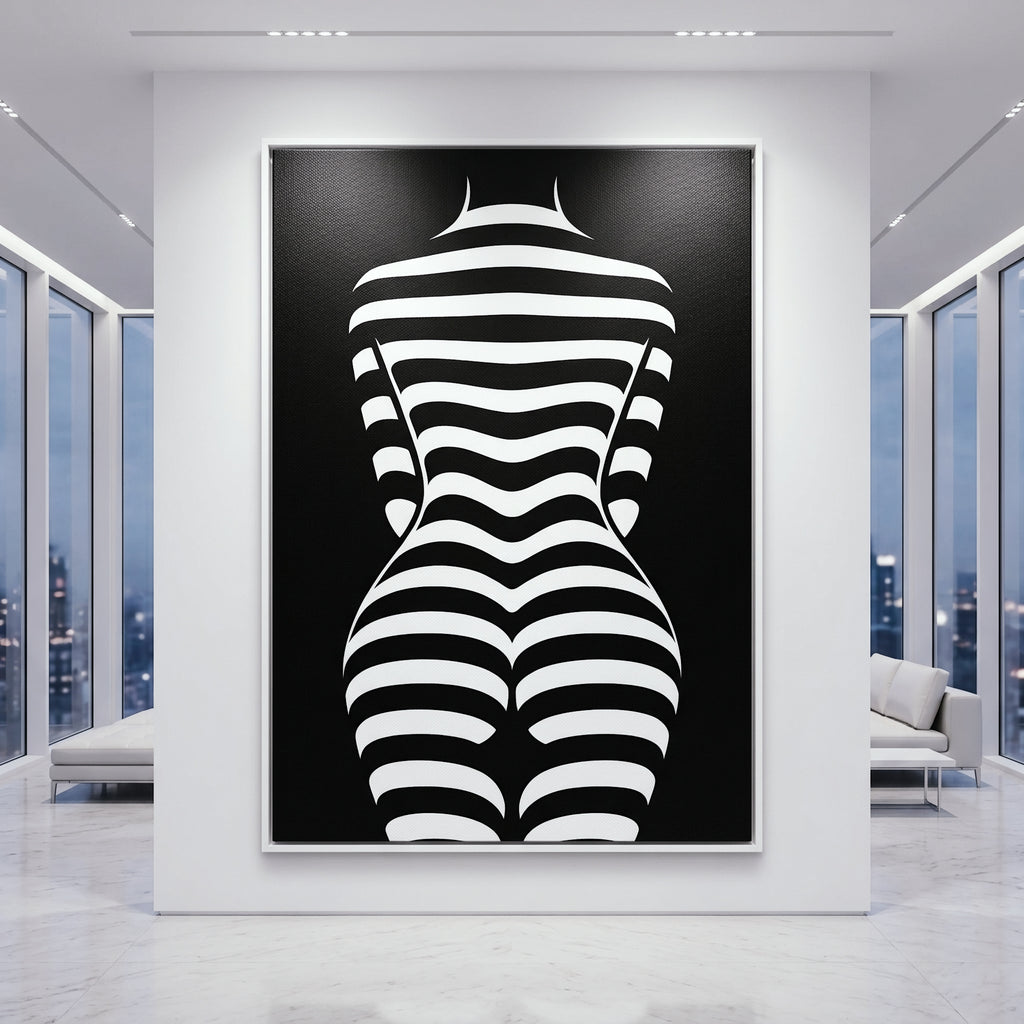 CURVES | Minimalist | Female Figure | B&W | 8K - 32K