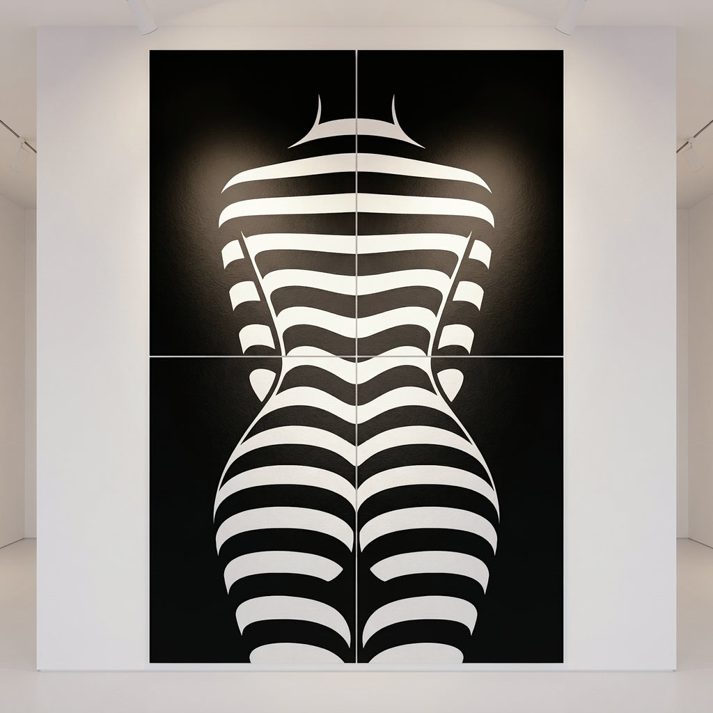 CURVES | Minimalist | Female Figure | B&W | 8K - 32K