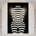 CURVES | Minimalist | Female Figure | B&W | 8K - 32K