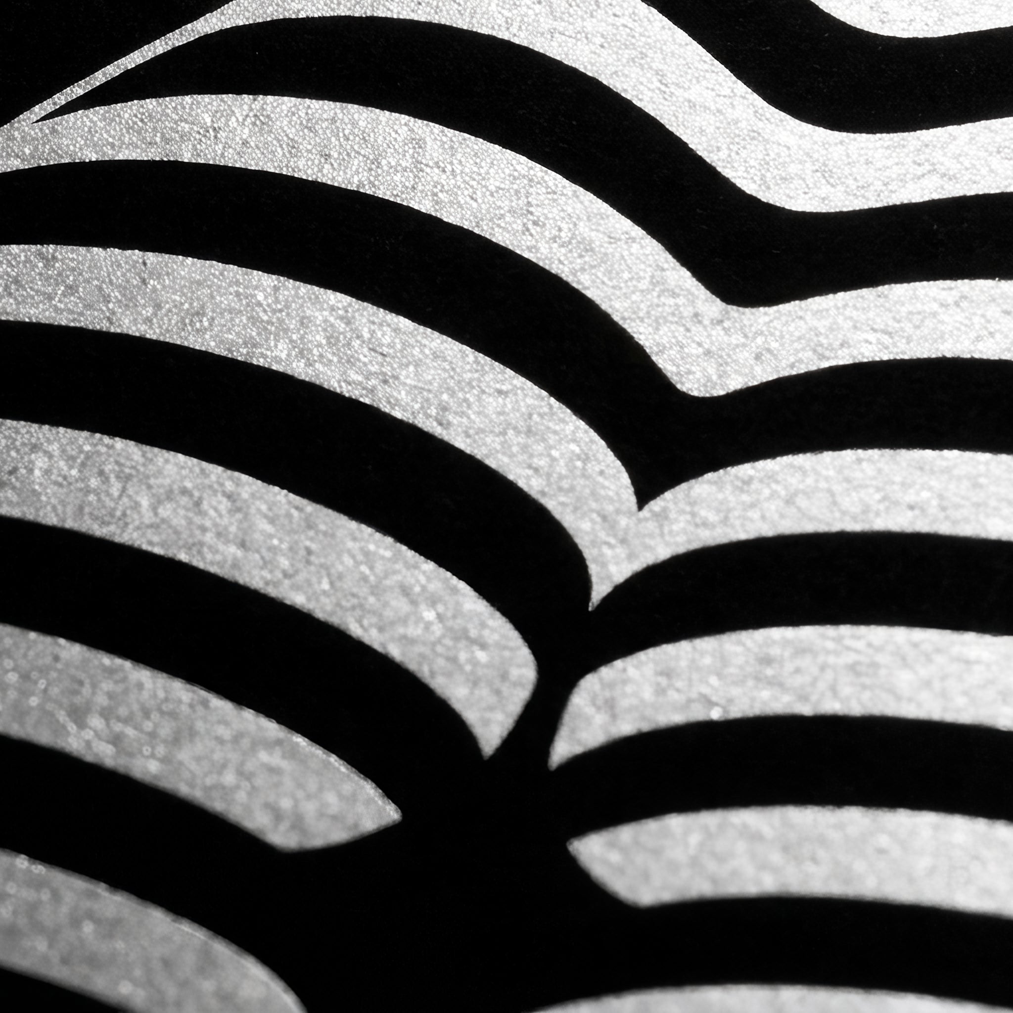 CURVES | Abstract Female Silhouette Op Art Print | B&W Minimalist Wall Art