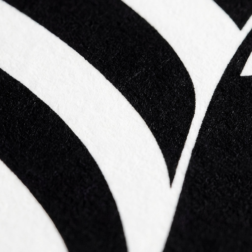 CURVES | Abstract Female Silhouette Op Art Print | B&W Minimalist Wall Art