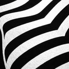 CURVES | Abstract Female Silhouette Op Art Print | B&W Minimalist Wall Art