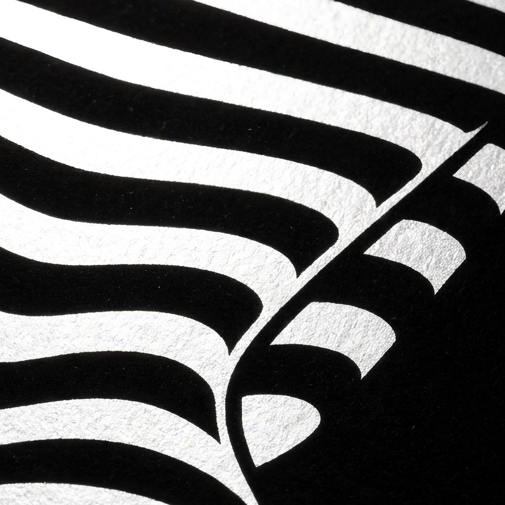 CURVES | Abstract Female Silhouette Op Art Print | B&W Minimalist Wall Art