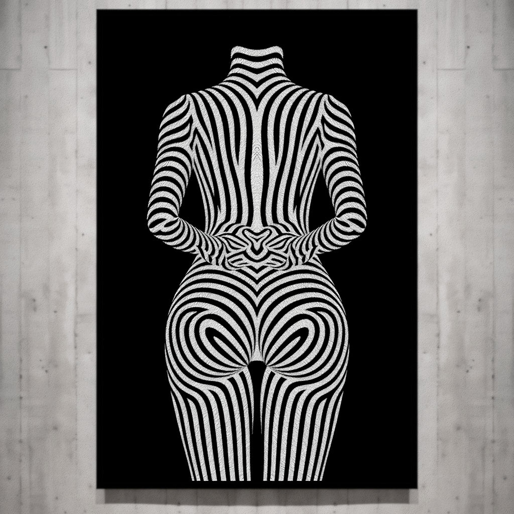 ECHELON | Minimalist | Female Figure | B&W | 8K - 32K