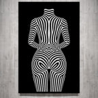 ECHELON | Minimalist | Female Figure | B&W | 8K - 32K
