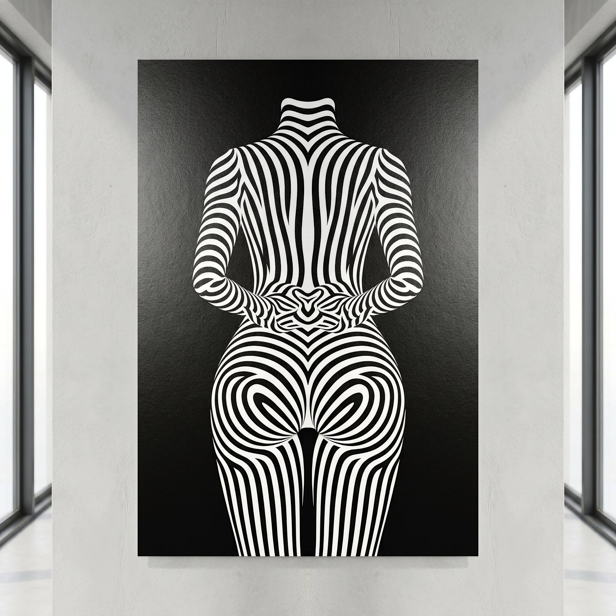 ECHELON | Minimalist | Female Figure | B&W | 8K - 32K