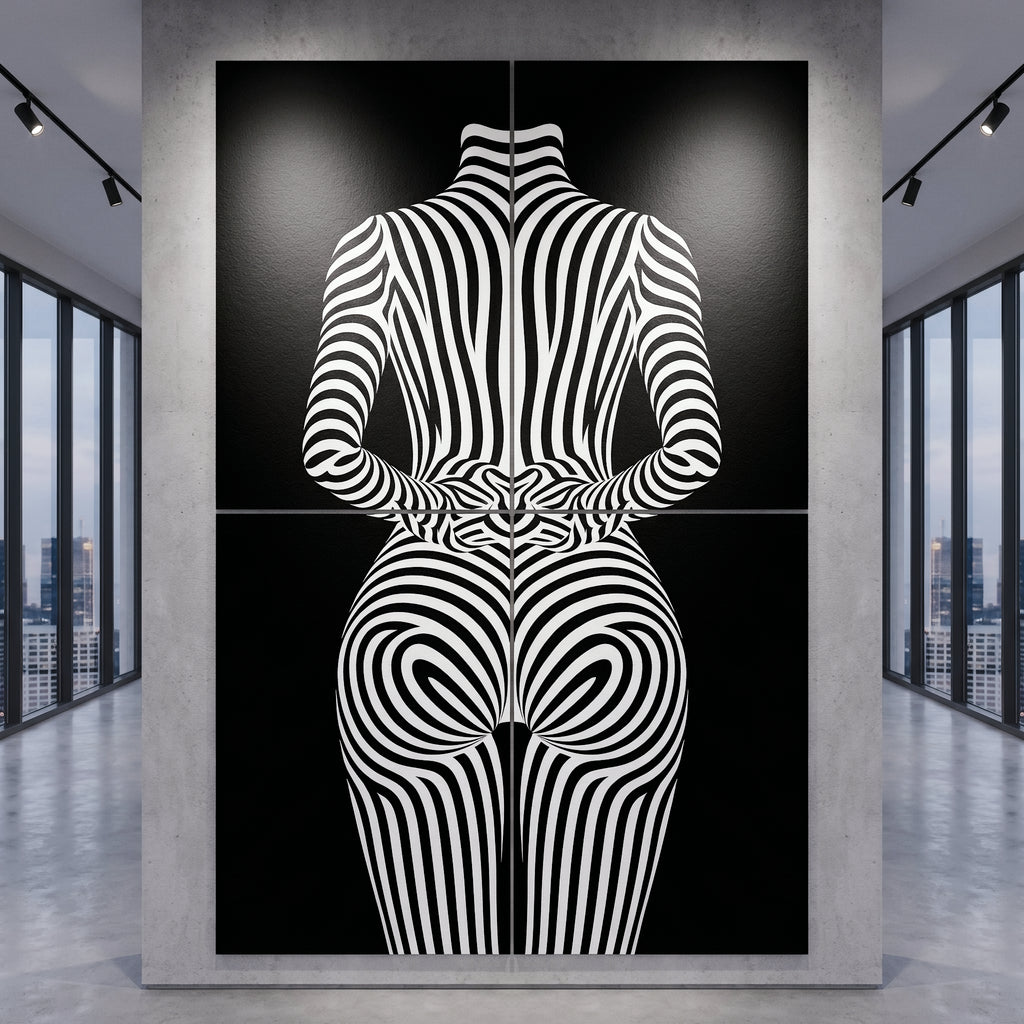 ECHELON | Minimalist | Female Figure | B&W | 8K - 32K