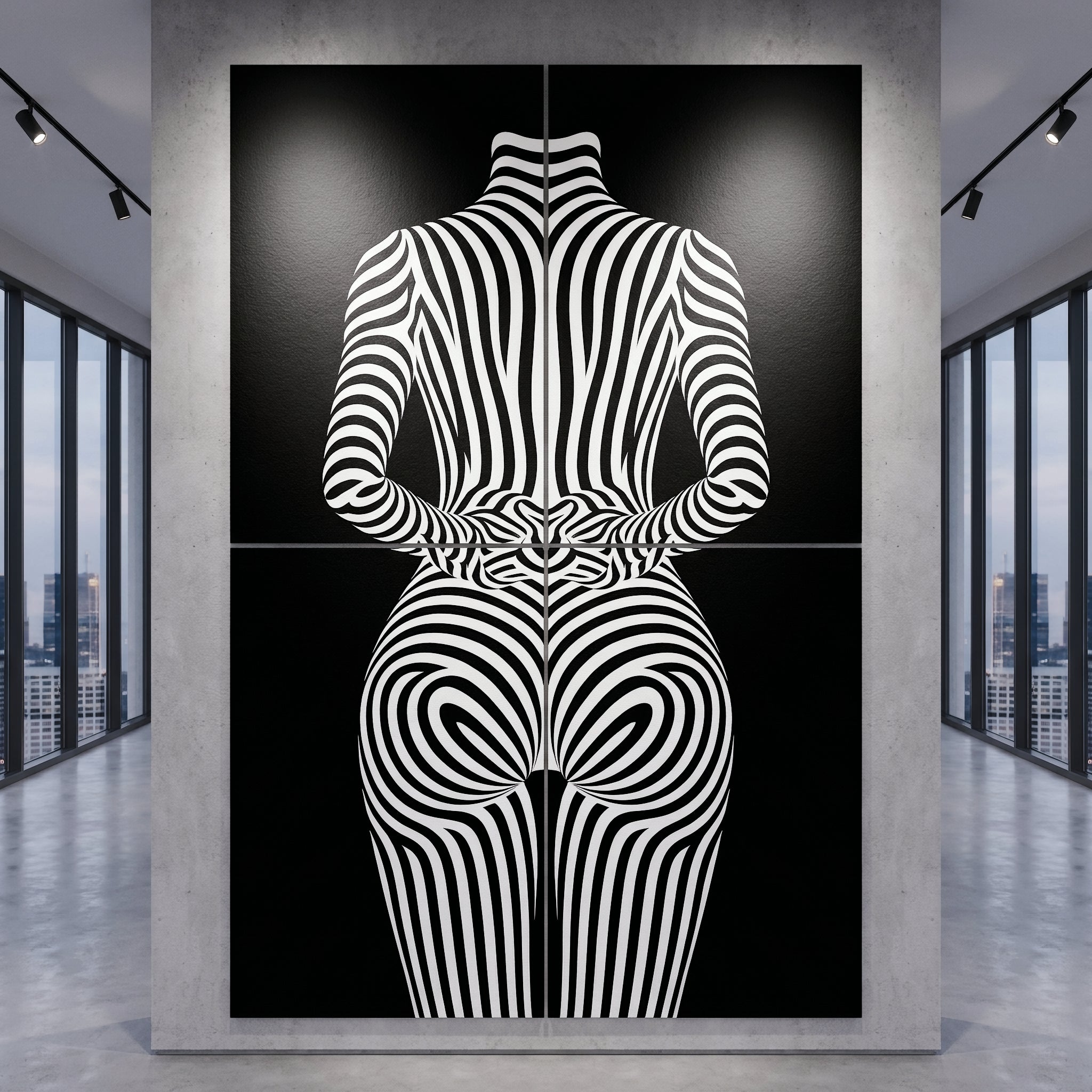 ECHELON | Minimalist | Female Figure | B&W | 8K - 32K
