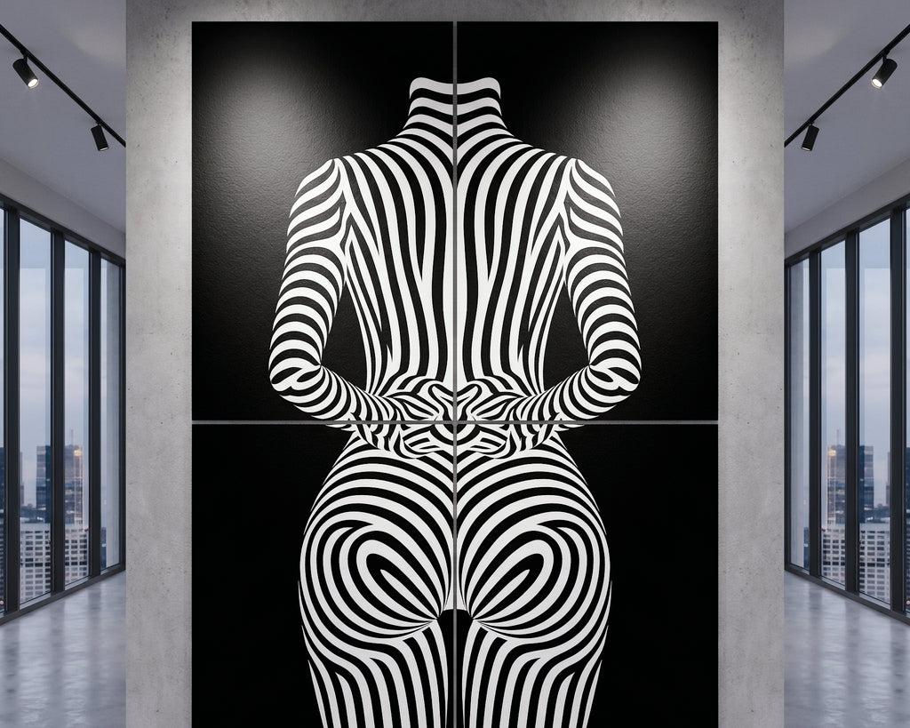 ECHELON | Minimalist | Female Figure | B&W | 8K - 32K