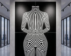 ECHELON | Minimalist | Female Figure | B&W | 8K - 32K