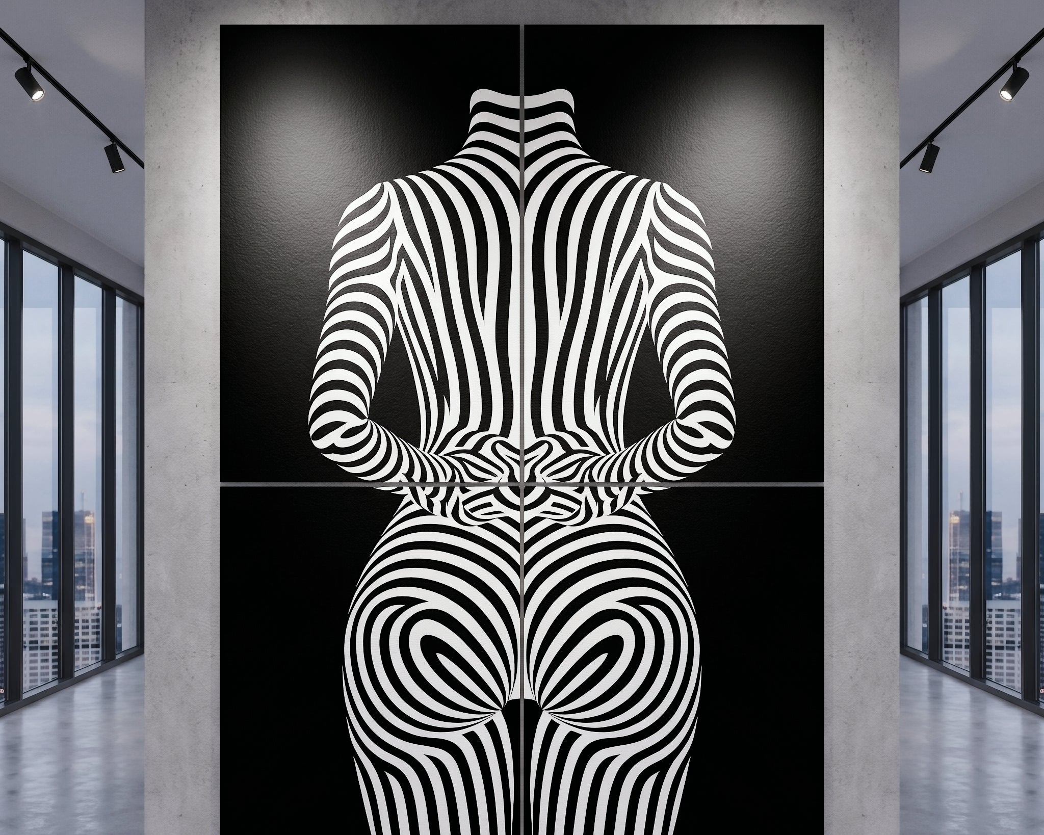 ECHELON | Minimalist | Female Figure | B&W | 8K - 32K