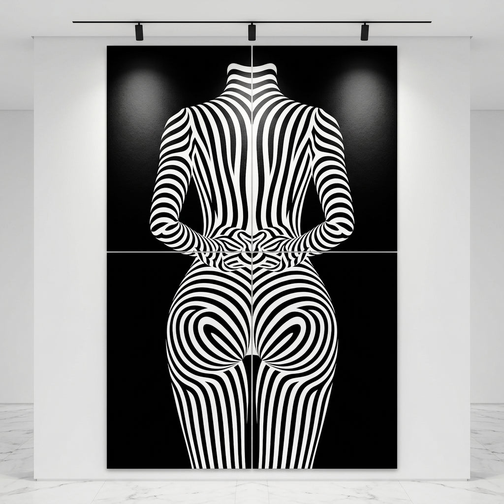 ECHELON | Minimalist | Female Figure | B&W | 8K - 32K