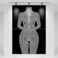 ECHELON | Minimalist | Female Figure | B&W | 8K - 32K