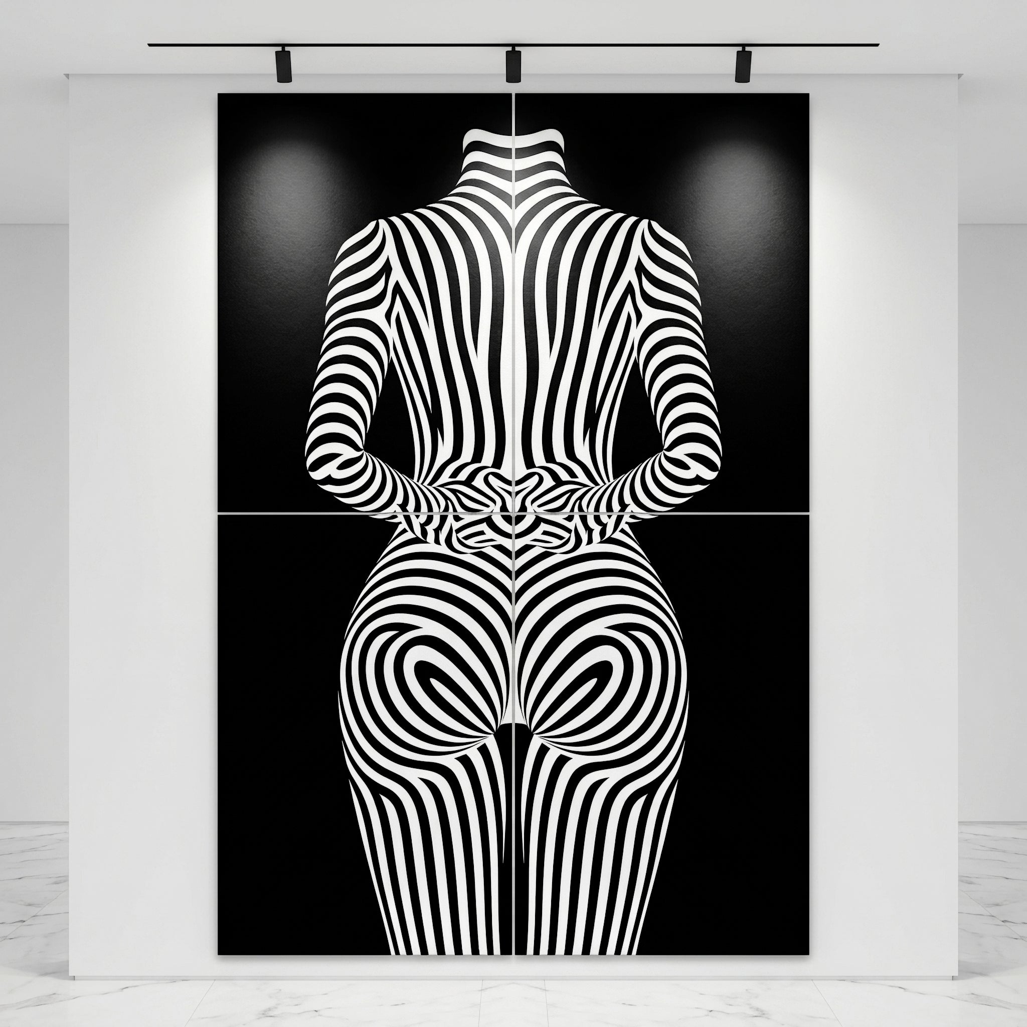 ECHELON | Minimalist | Female Figure | B&W | 8K - 32K