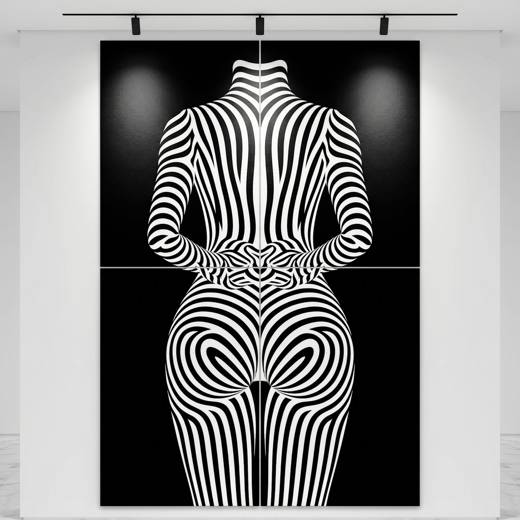 ECHELON | Minimalist | Female Figure | B&W | 8K - 32K