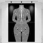 ECHELON | Minimalist | Female Figure | B&W | 8K - 32K