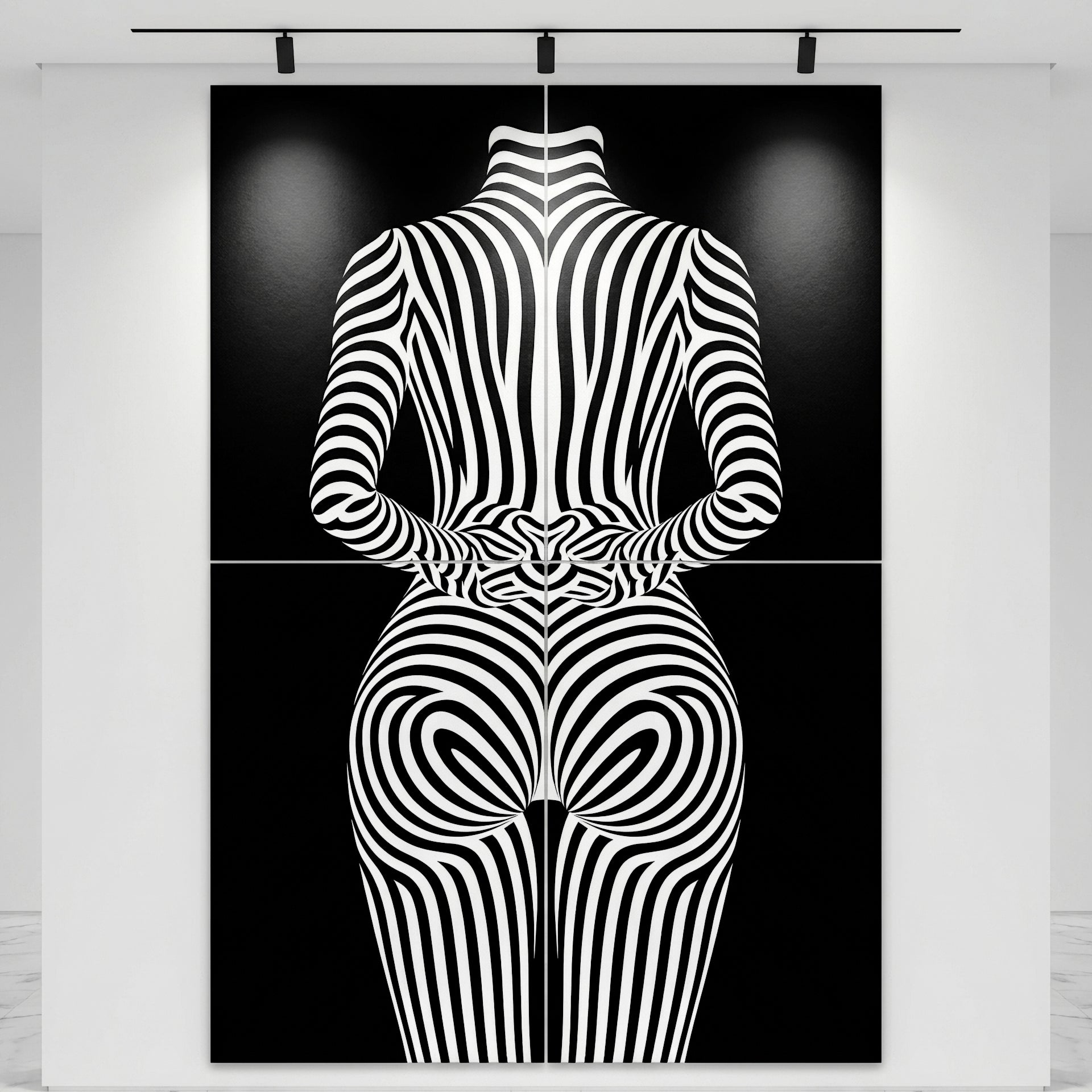 ECHELON | Minimalist | Female Figure | B&W | 8K - 32K
