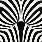 ECHELON | Minimalist Striped Abstract Female Op Art | Brutalist Multi-Print Wall Art