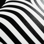 ECHELON | Brutalist Striped Abstract Female Op Art | Minimalist Luxury Wall Art
