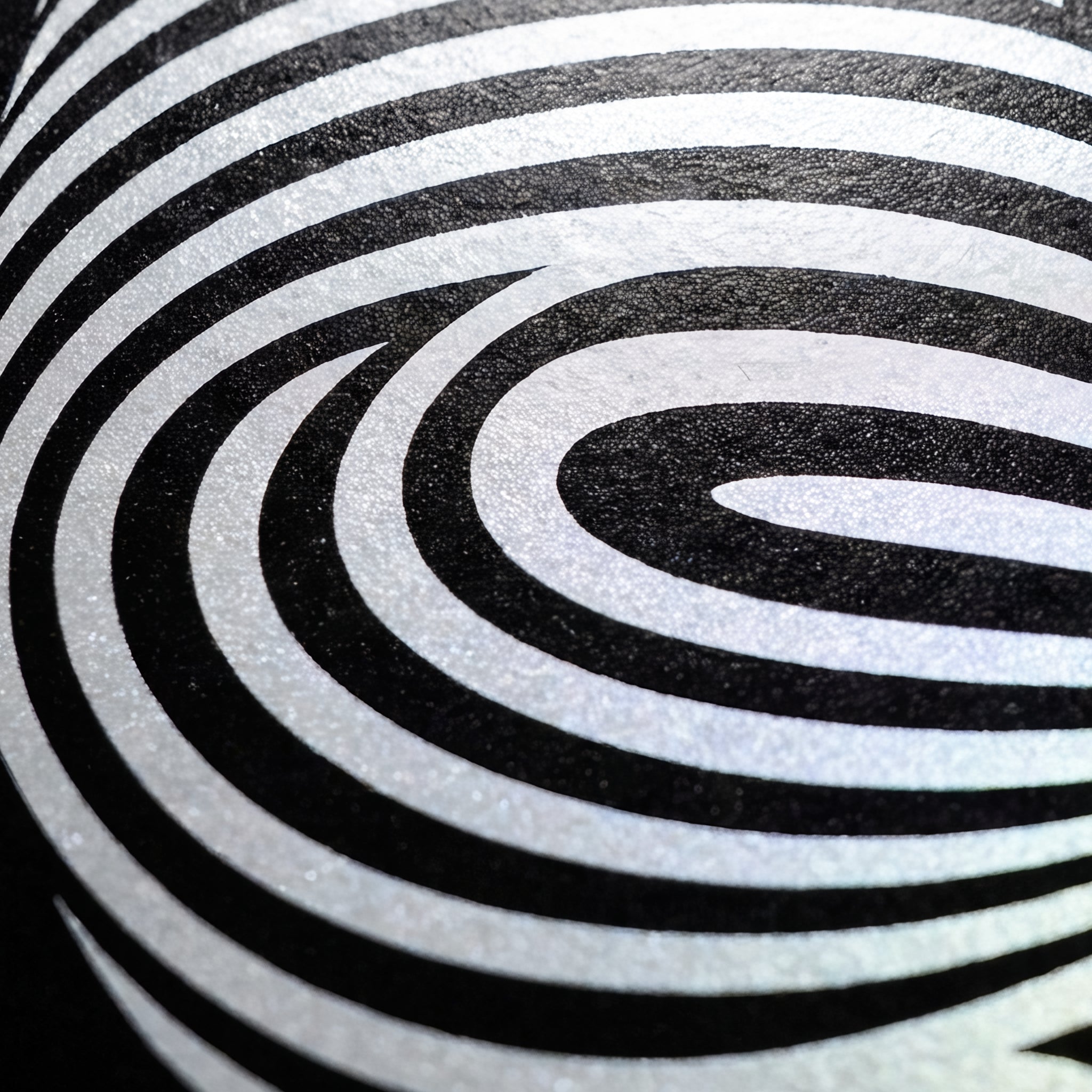 ECHELON | Brutalist Striped Abstract Female Op Art | Minimalist Luxury Wall Art
